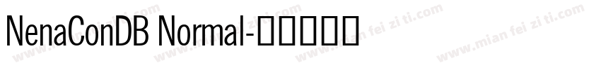 NenaConDB Normal字体转换